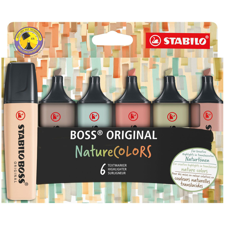 Läs mer om Stabilo Boss Nature Colors 6-pack