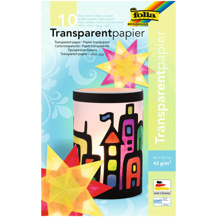 Transparent papper 42g/m² 10 Ark i gruppen Skapande & Hobby / Skapa / Pyssel och DIY hos Pen Store (131654)