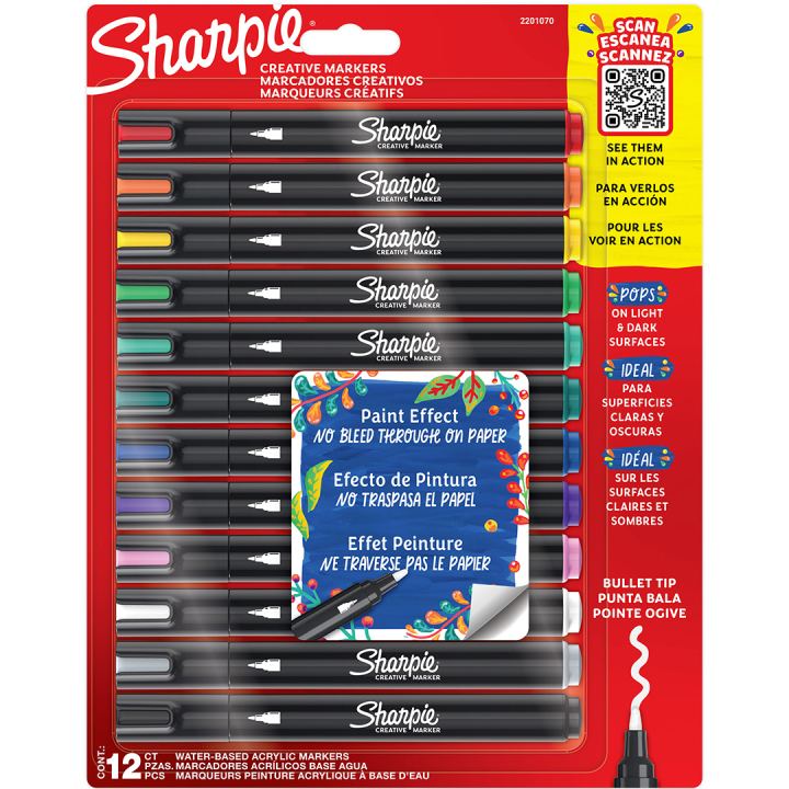 Läs mer om Sharpie Creative Marker Bullet Tip 12-pack