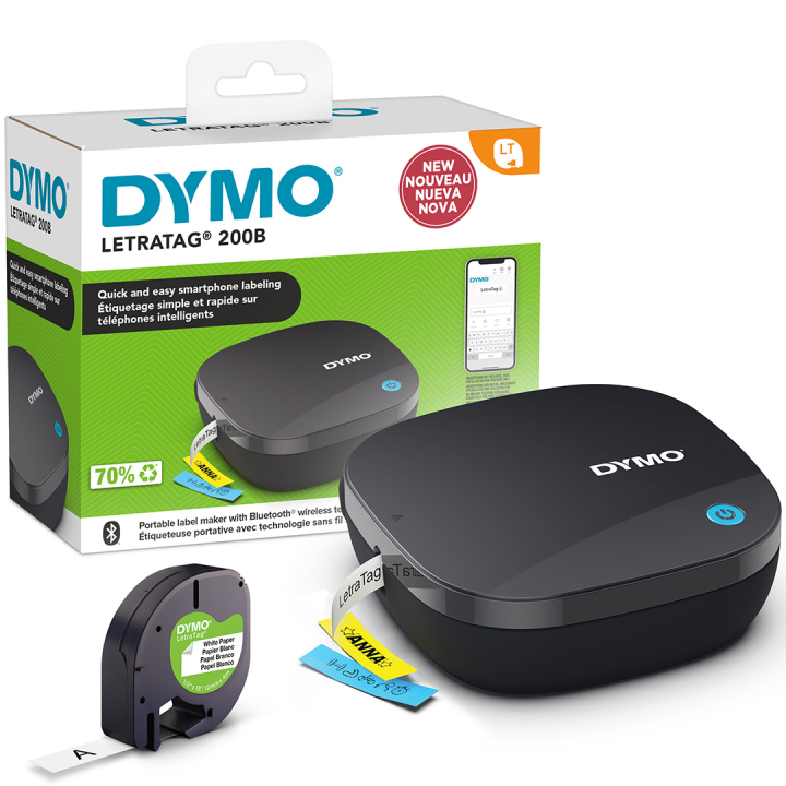 Läs mer om DYMO Märkmaskin LetraTag 200B Bluetooth