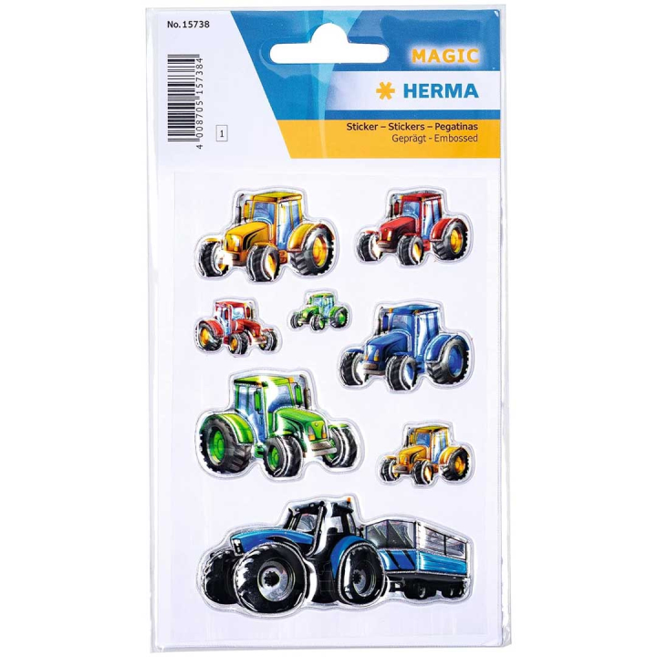 Stickers Traktorer 1 ark i gruppen Kids / Barnpyssel och kreativitet / Stickers hos Pen Store (131882)