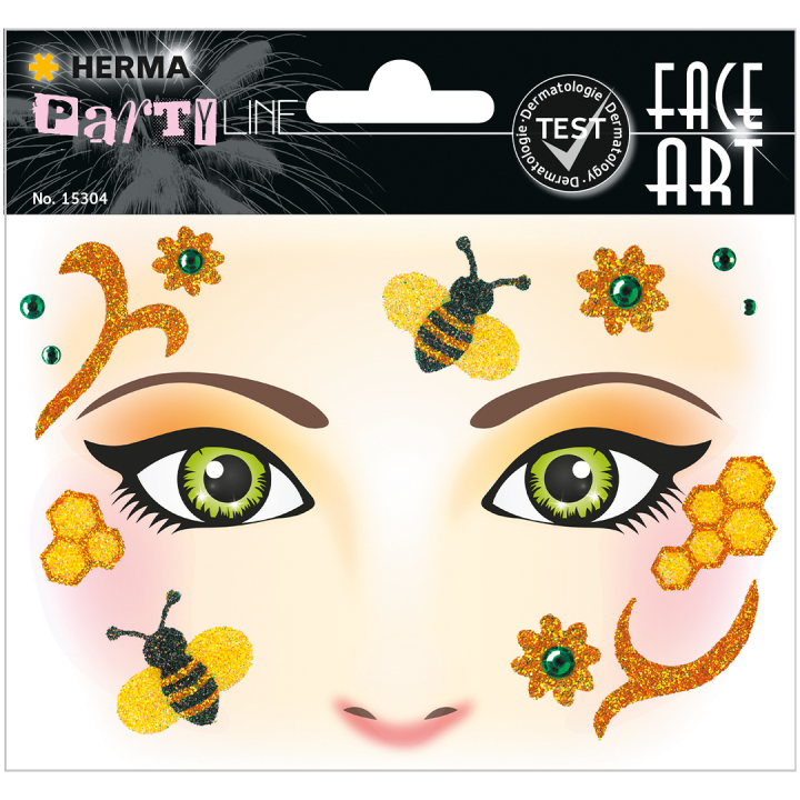 Face Art Ansiktsstickers Bi i gruppen Kids / Barnpyssel och kreativitet / Stickers hos Pen Store (131900)