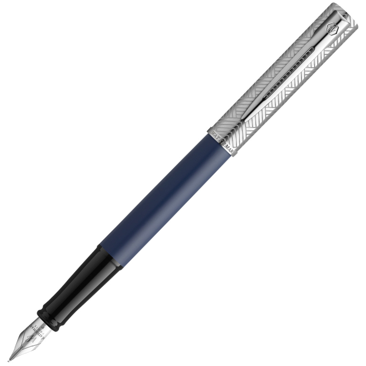 Allure Deluxe Metal & Blue Reservoar Fine i gruppen Pennor / Fine Writing / Reservoarpennor hos Pen Store (132013)