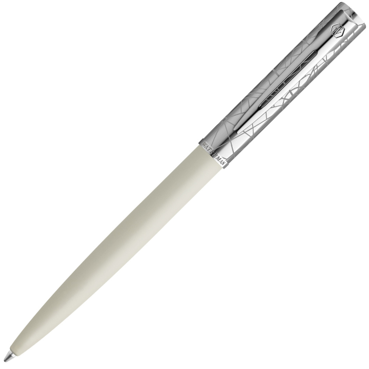 Allure Deluxe Metal & White Kulpenna i gruppen Pennor / Fine Writing / Kulspetspennor hos Pen Store (132018)