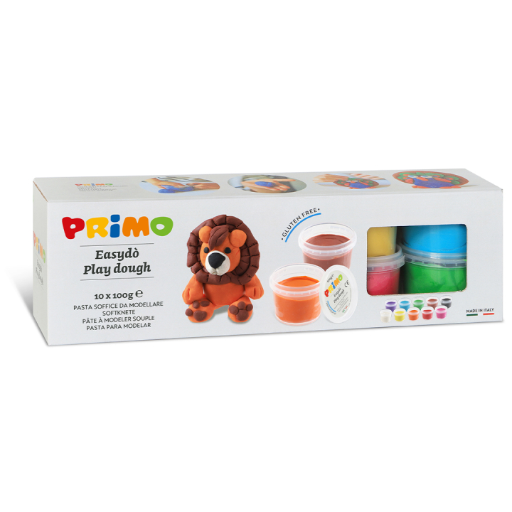 Mjuk Leklera 10x100g i gruppen Kids / Måla och skapa / Skapa med lera hos Pen Store (132137)