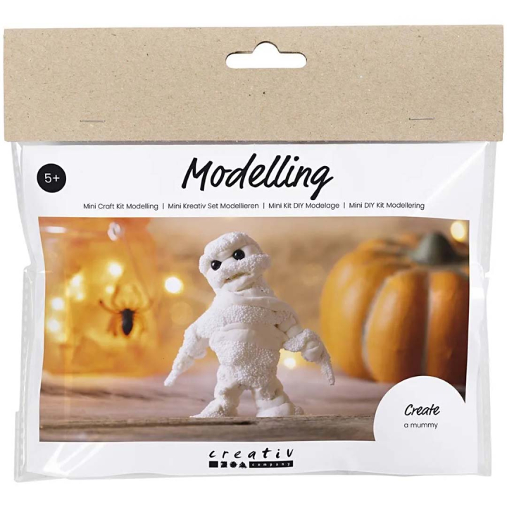 Mini DIY-kit Modellera Mumie (5 år+) i gruppen Skapande & Hobby / Högtider och säsong / Halloween hos Pen Store (132627)