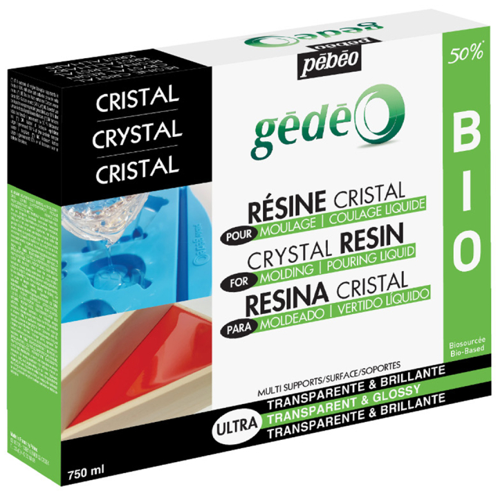 Gédéo Bio-based Crystal resin 750ml i gruppen Skapande & Hobby / Skapa / Gjutning hos Pen Store (132708)