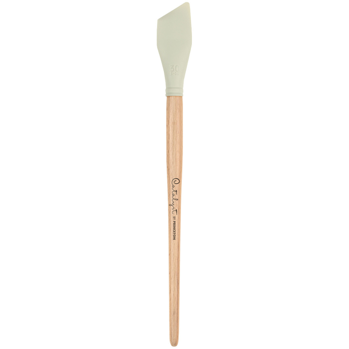 Catalyst Målarverktyg silicone långt skaft No 6 30 mm White i gruppen Konstnärsmaterial / Ateljé / Målarknivar hos Pen Store (132799)