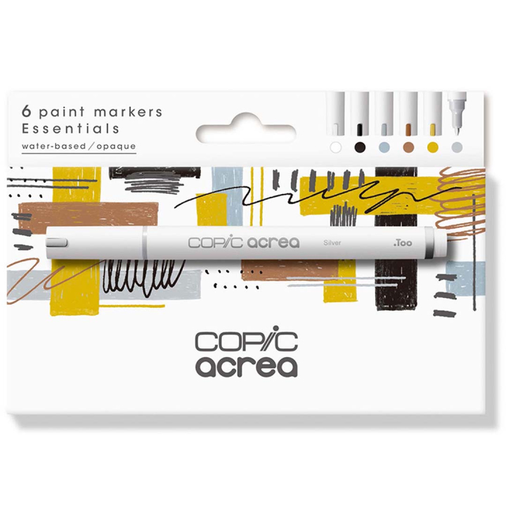 Acrea Paint Marker 6-set Essential Colours i gruppen Pennor / Konstnärspennor / Illustrationsmarkers hos Pen Store (133045)