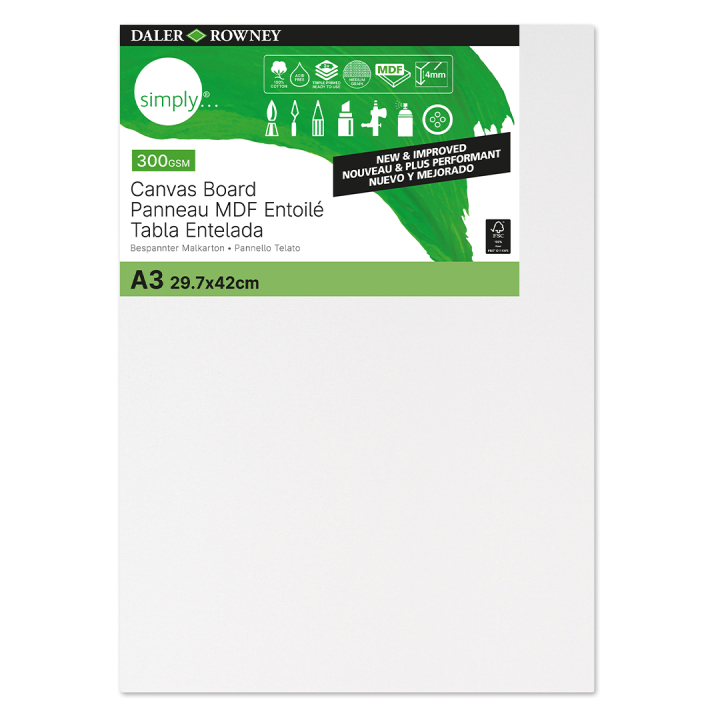 Simply Dukpannå Bomull A3 i gruppen Konstnärsmaterial / Ateljé / Dukpannåer hos Pen Store (133827)