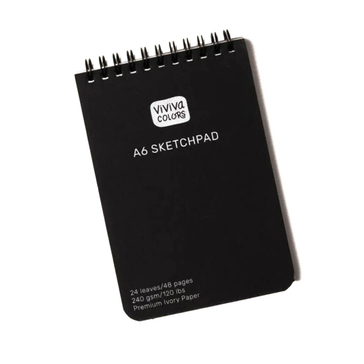 Sketchpad A6 Spiral 240g i gruppen Papper & Block / Konstnärsblock / Akvarellblock hos Pen Store (133842)