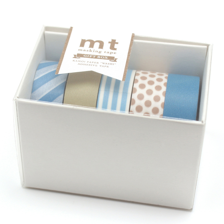 Washi-tejp Gift Box Grayish i gruppen Skapande & Hobby / Hobbytillbehör / Washi-tejp hos Pen Store (134053)