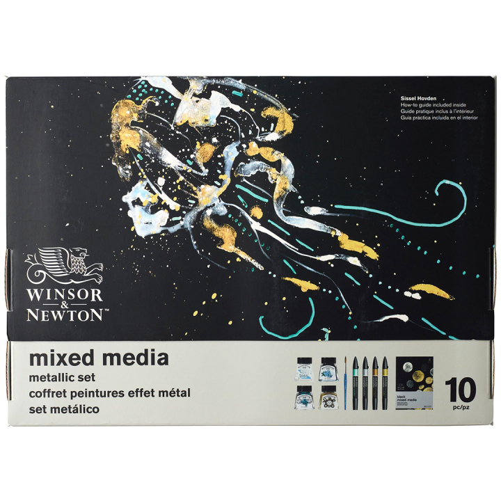 Mixed Media Metallic 10-set i gruppen Pennor / Konstnärspennor / Illustrationsmarkers hos Pen Store (134064)