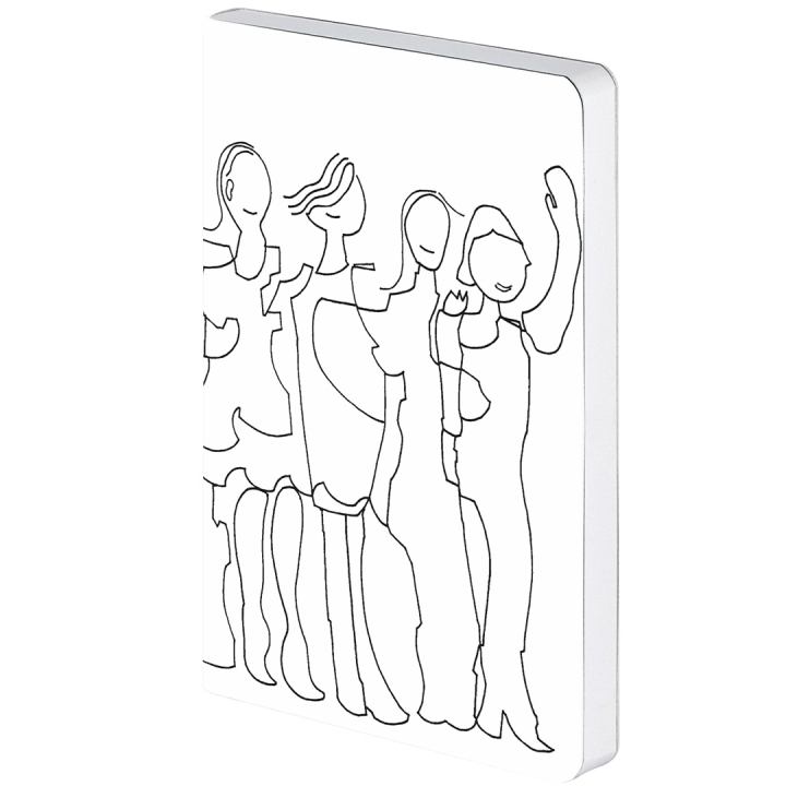 Notebook Graphic S - Friends by Myriam Beltz i gruppen Papper & Block / Skriva och anteckna / Anteckningsböcker hos Pen Store (134357)