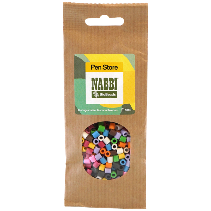 BioBeads Rörpärlor Midi 1000-pack Färgmix i gruppen Kids / Barnpyssel och kreativitet / Rörpärlor och pärlplattor  / Rörpärlor Midi hos Pen Store (134397)