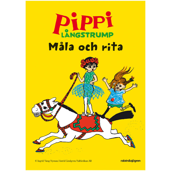 Pippi Långstrump måla och rita i gruppen Kids / Barnpyssel och kreativitet / Målar- och pysselböcker / Målarböcker hos Pen Store (134492)