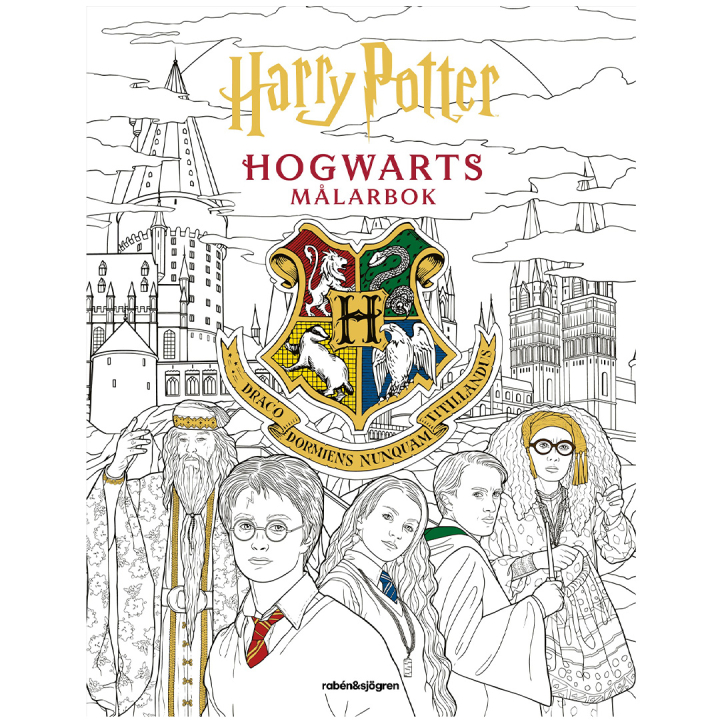 Harry Potter Hogwarts målarbok i gruppen Kids / Barnpyssel och kreativitet / Målar- och pysselböcker / Målarböcker hos Pen Store (134493)