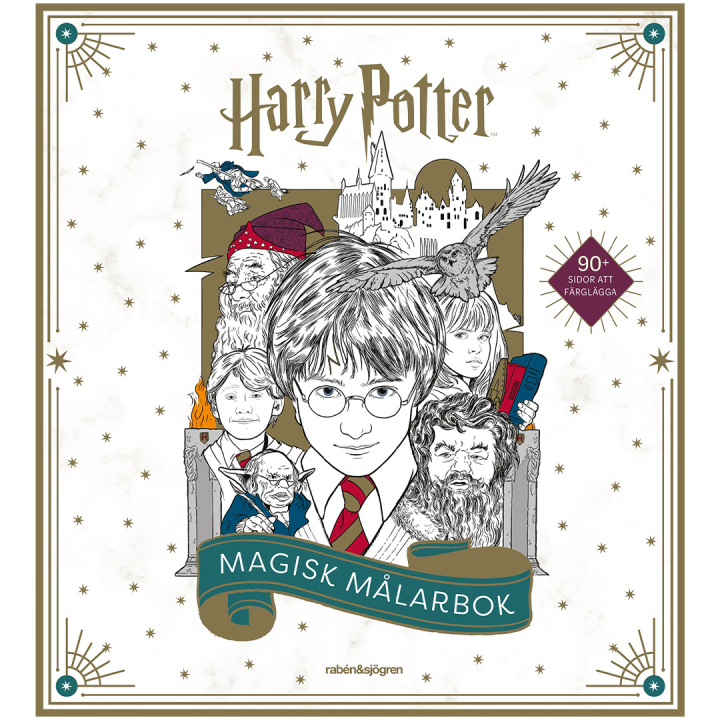 Harry Potter Magisk målarbok i gruppen Kids / Barnpyssel och kreativitet / Målar- och pysselböcker / Målarböcker hos Pen Store (134494)