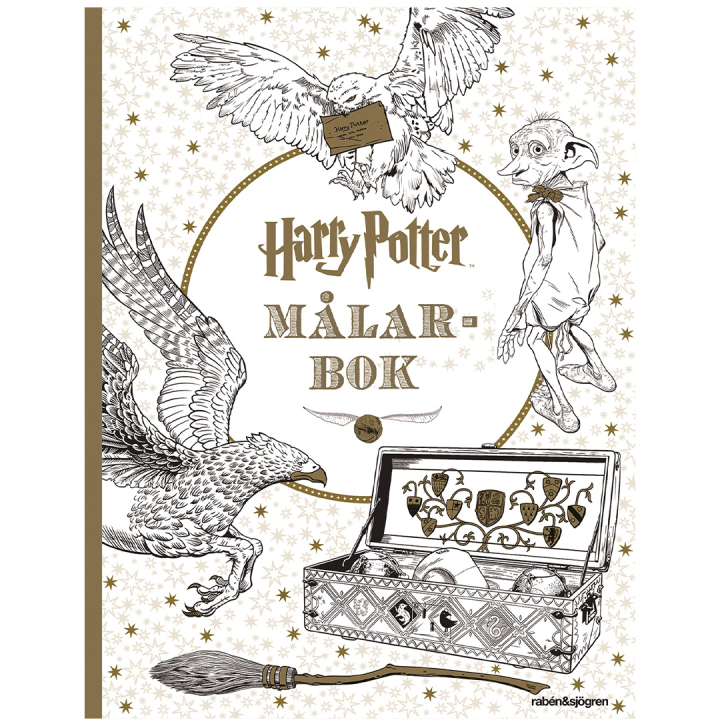 Harry Potter målarbok i gruppen Kids / Barnpyssel och kreativitet / Målar- och pysselböcker / Målarböcker hos Pen Store (134495)