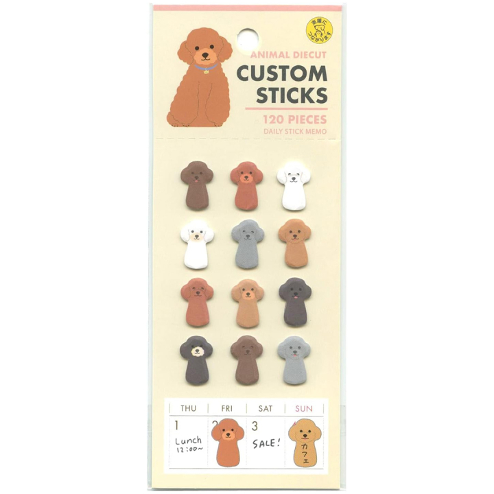 Stickers Toy Poodle 120-pack i gruppen Skapande & Hobby / Skapa / Stickers hos Pen Store (134512)