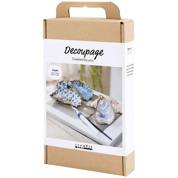 DIY Découpage-kit Ostronskal i gruppen Skapande & Hobby / Tekniker / Decoupage hos Pen Store (134608)