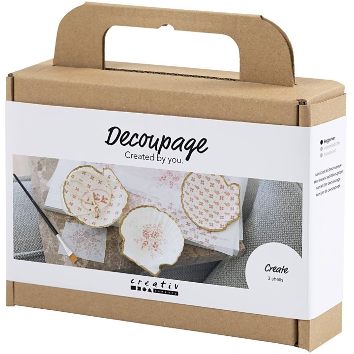 DIY Découpage-kit Snäckskal i gruppen Skapande & Hobby / Tekniker / Decoupage hos Pen Store (134609)