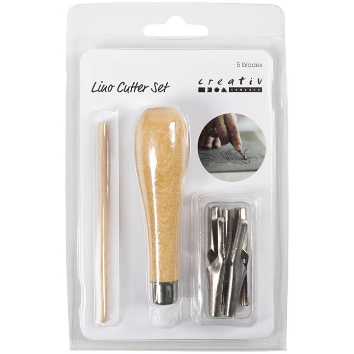 Knivset till linoleumtryck 5-pack i gruppen Skapande & Hobby / Tekniker / Linoleumtryck hos Pen Store (134613)