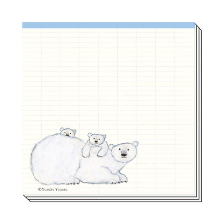 Sticky Notes Yusuke Yonezu Polar Bear i gruppen Papper & Block / Skriva och anteckna / Post-it och notisblock hos Pen Store (134652)