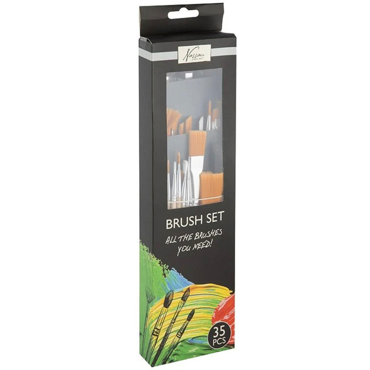 Penslar i Set 35-pack i gruppen Konstnärsmaterial / Penslar / Penselset hos Pen Store (134898)