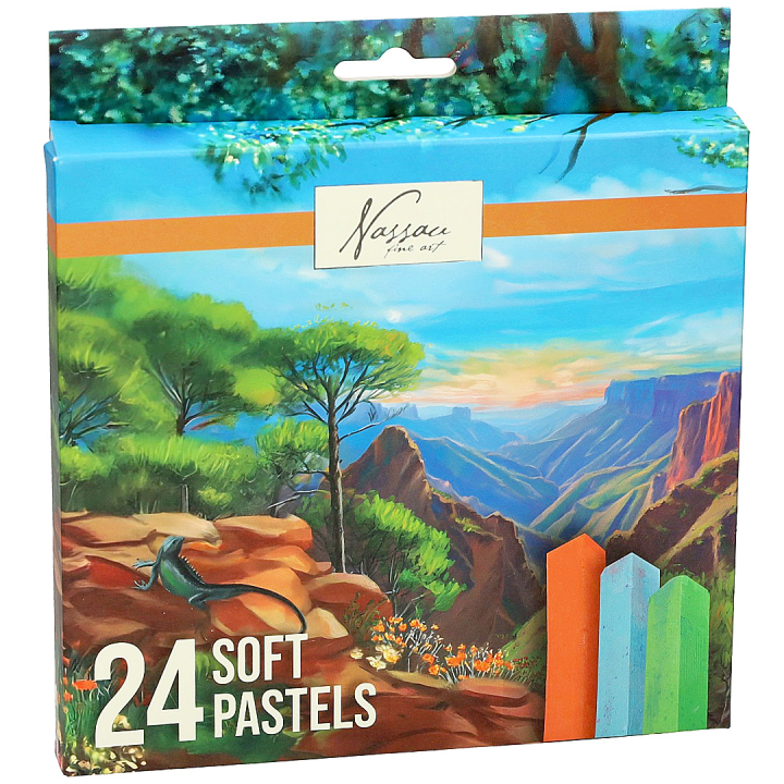 Soft Pastels 24-set i gruppen Konstnärsmaterial / Kritor och blyerts / Pastellkritor hos Pen Store (134912)