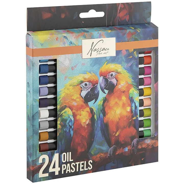 Oljepastell 24-set i gruppen Konstnärsmaterial / Kritor och blyerts / Pastellkritor hos Pen Store (134918)