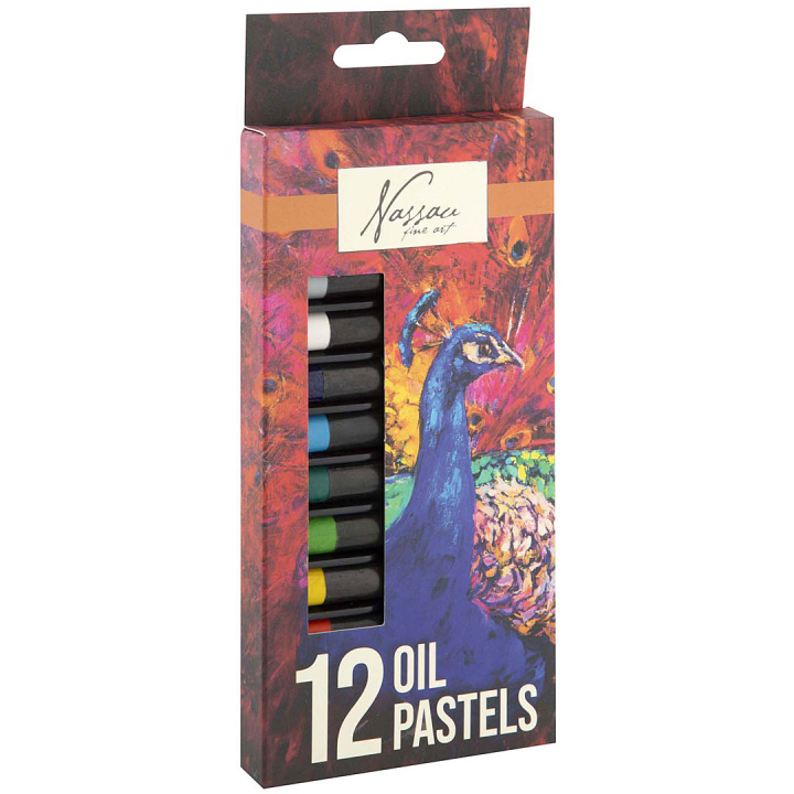 Oljepastell 12-set i gruppen Konstnärsmaterial / Kritor och blyerts / Pastellkritor hos Pen Store (134920)