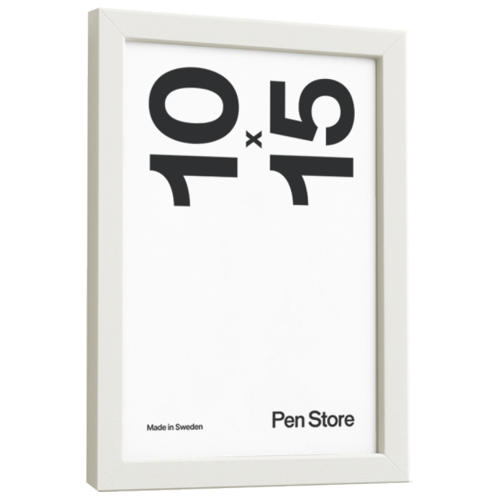 Träram Vit 10x15 cm i gruppen Skapande & Hobby / Organisera / Ramar / Vita ramar hos Pen Store (135089)