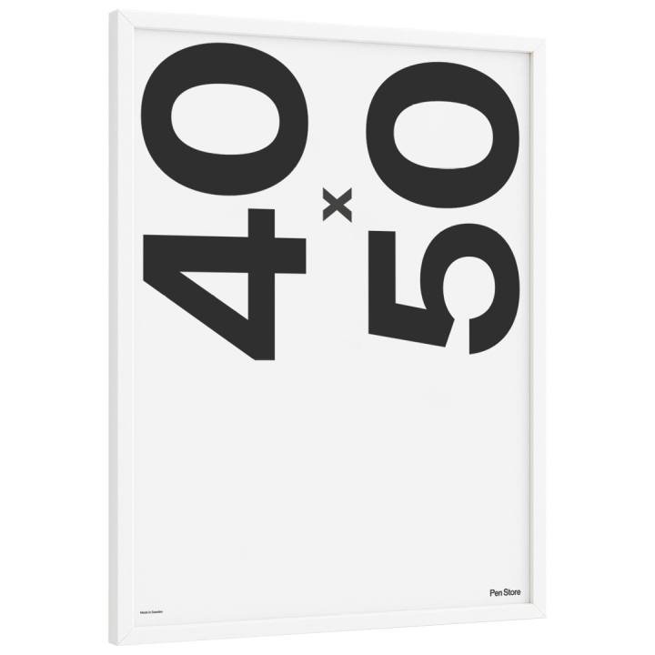 Träram Vit 40x50 cm i gruppen Skapande & Hobby / Organisera / Ramar / Vita ramar hos Pen Store (135098)
