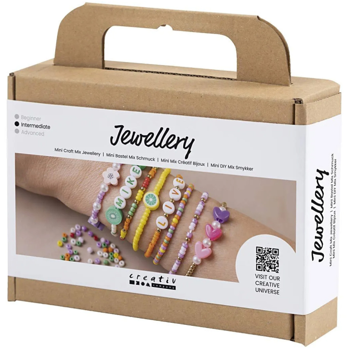 DIY-pärlmix Kompisarmband i gruppen Kids / Barnpyssel och kreativitet / Smycken och pärlor  / DIY-kit hos Pen Store (135351)