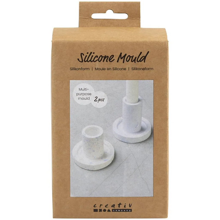 Silikonformar Ljusstake 2-pack i gruppen Skapande & Hobby / Tekniker / Gjutning hos Pen Store (135422)