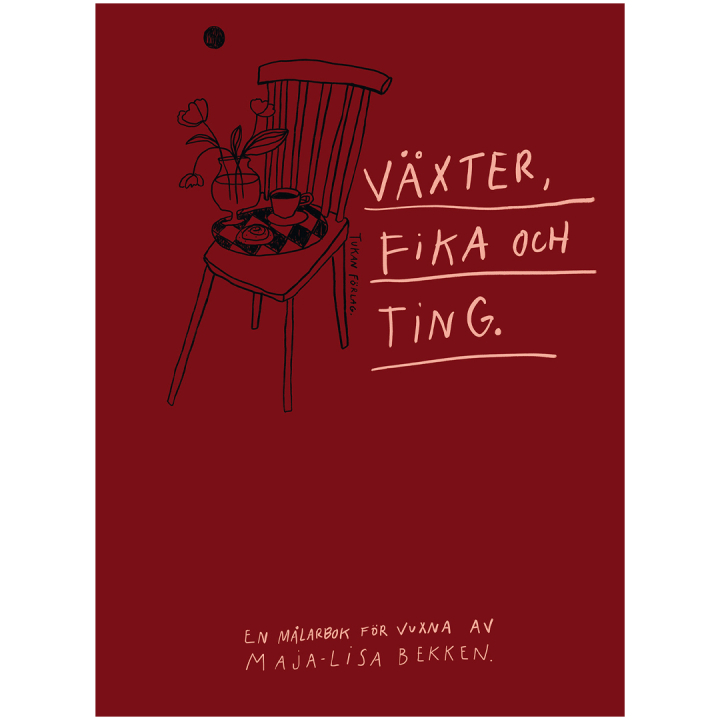 Växter, fika och ting : en målarbok för vuxna av Maja-Lisa Bekken i gruppen Skapande & Hobby / Böcker / Målarböcker för vuxna hos Pen Store (135540)