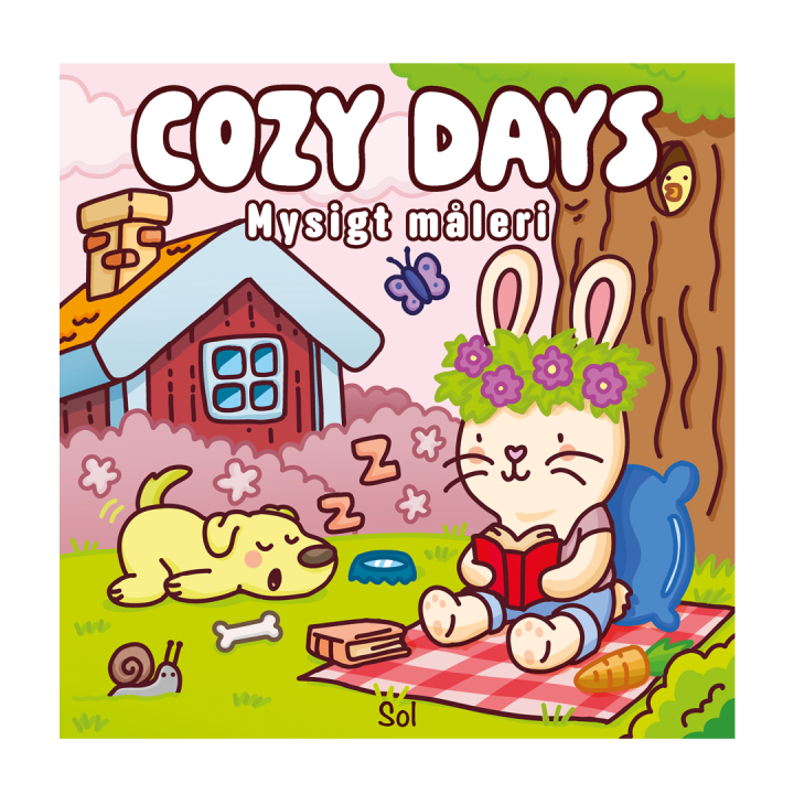Cozy days : Mysigt måleri i gruppen Skapande & Hobby / Böcker / Målarböcker för barn hos Pen Store (135544)