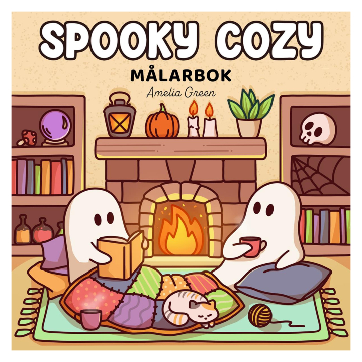 Spooky Cozy målarbok i gruppen Skapande & Hobby / Böcker / Målarböcker för barn hos Pen Store (135548)