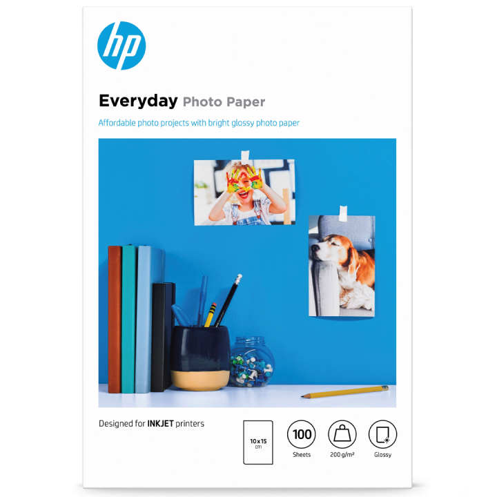 Everyday Glossy Fotopapper 10x15 cm 100-pack 200g i gruppen Skapande & Hobby / Organisera / Fotopapper hos Pen Store (135551)