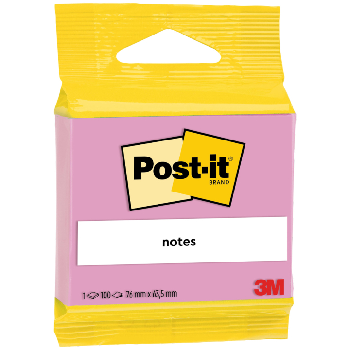 Post-it 63,5x76 Rosa i gruppen Papper & Block / Skriva och anteckna / Post-it och notisblock hos Pen Store (135553)