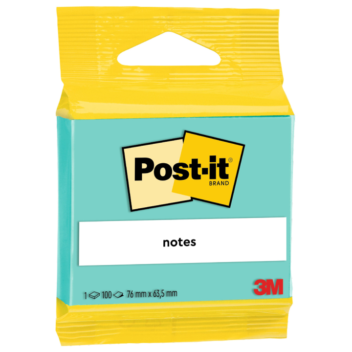 Post-it 63,5x76 Turkos i gruppen Papper & Block / Skriva och anteckna / Post-it och notisblock hos Pen Store (135554)