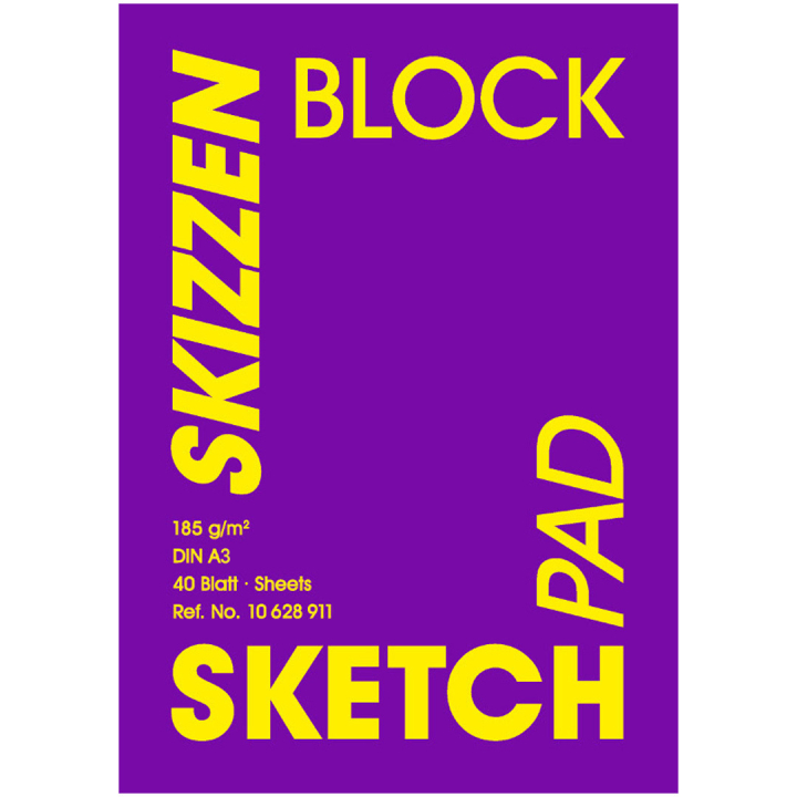 Sketch Pad A3 185g i gruppen Papper & Block / Konstnärsblock / Rit- och skissblock hos Pen Store (135564)