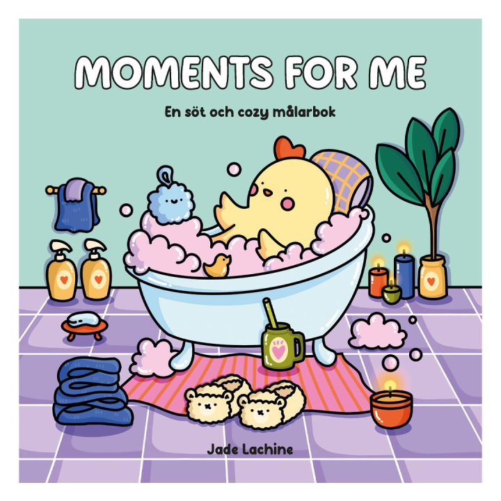 Moments for Me : En söt och cozy målarbok i gruppen Skapande & Hobby / Böcker / Målarböcker för barn hos Pen Store (135585)