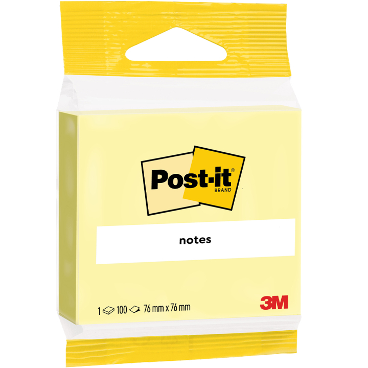 Post-it 76x76 Gul i gruppen Papper & Block / Skriva och anteckna / Post-it och notisblock hos Pen Store (135694)