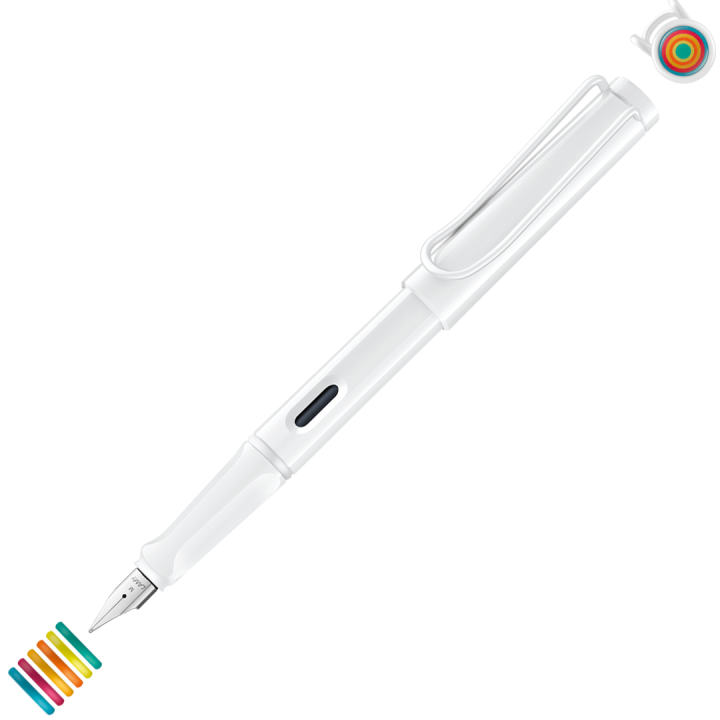 Safari All White Set Medium i gruppen Pennor / Fine Writing / Reservoarpennor hos Pen Store (135752)