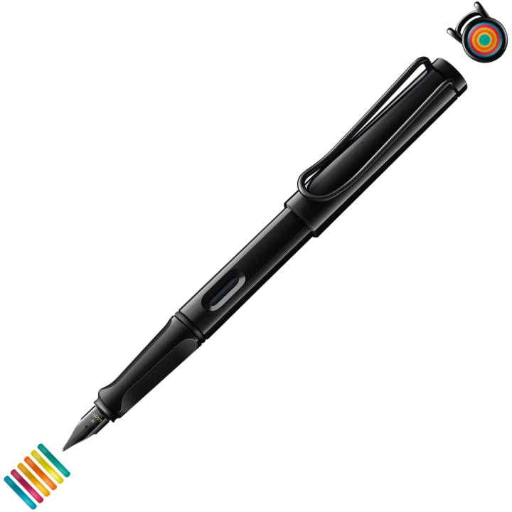 Safari All Black Set Medium i gruppen Pennor / Fine Writing / Reservoarpennor hos Pen Store (135755)
