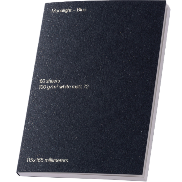 Notepad - Moonlight Blue i gruppen Papper & Block / Skriva och anteckna / Anteckningsböcker hos Pen Store (135781)