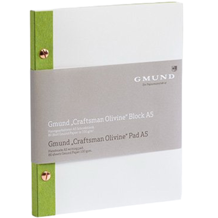 Craftsman Skissbok A5 - Olivine i gruppen Papper & Block / Konstnärsblock / Skissböcker hos Pen Store (135791)