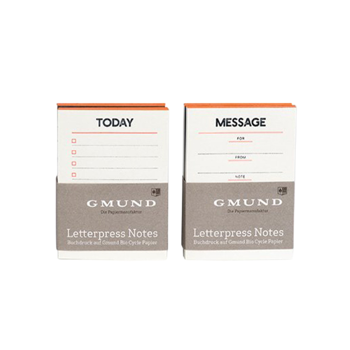 Letterpress Notes Set i gruppen Papper & Block / Skriva och anteckna / Post-it och notisblock hos Pen Store (135793)